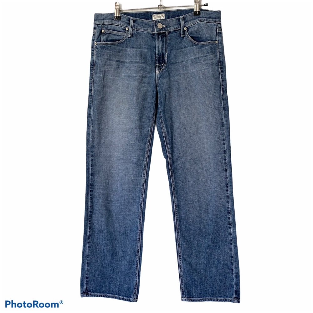MOTHER Sz 28 Pretender Crop& Roll Jeans Distressed